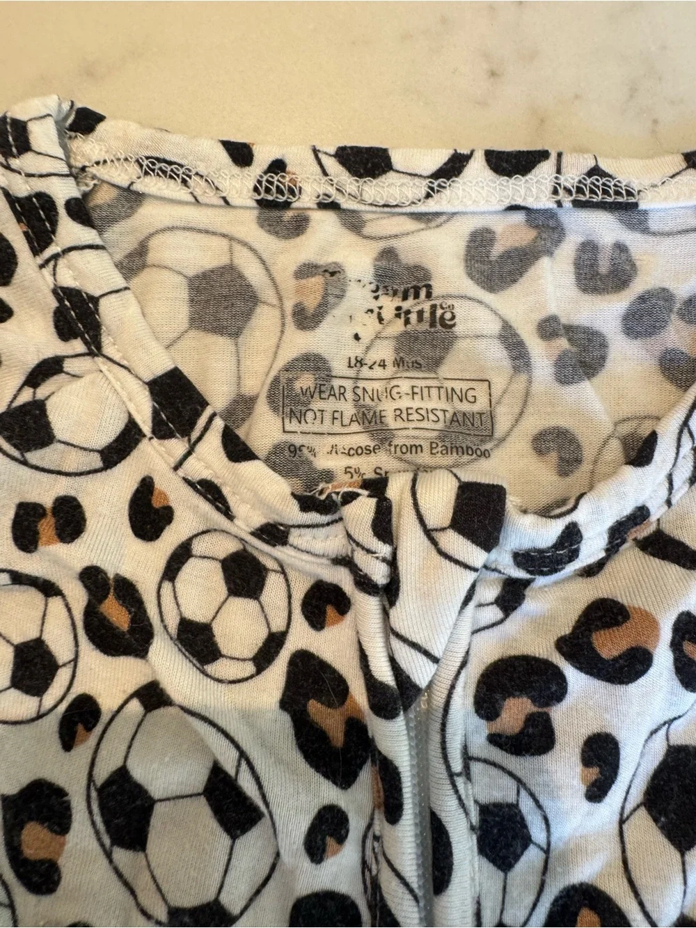 Baby Soccer Bamboo pajamas